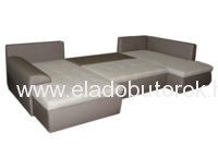 Cecil XXL u-alakú ágyazható, ágyneműs ülőgarnitúra